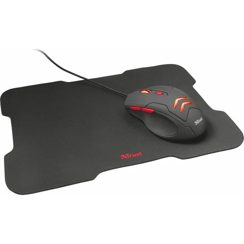Trust 21963 Ziva 3000 DPI Gaming Oyuncu Mouse ve Mousepad Set