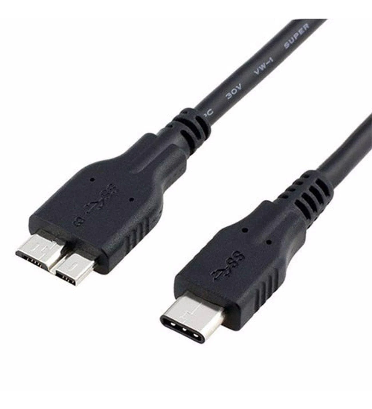 Type C to Micro B 3.0 HDD Kablo 1 Metre