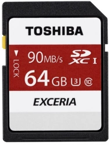 Toshiba Exceria 64GB SDHC UHS-1 C10 U3 90MB/sn (THN-N302R0640E4) Micro SD Kart