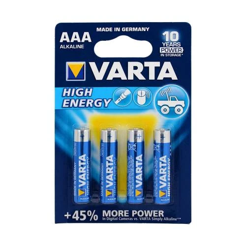 VARTA ENERGY ALKALINE AAA 4'LÜ PİL LR03 MN2400 1.5V