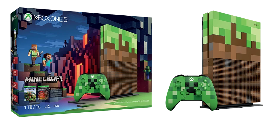 XBOX ONE S 1TB MINECRAFT 1 KOL PAKET