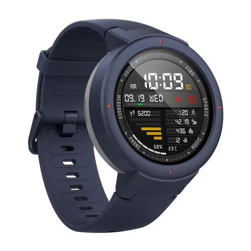 XIAOMI AMAZFIT VERGE A1811 BLUETOOTH NABIZ ÖLÇER GPS AKILLI SAAT - MAVİ