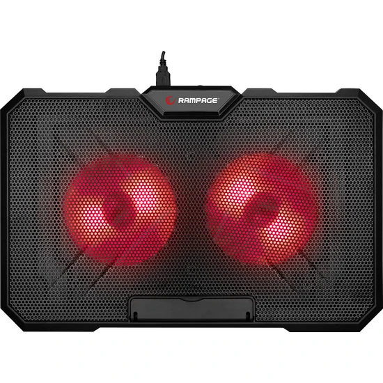 ADDİSON RAMPAGE AD-RC12 GAMEZONE SİYAH 2 FAN 2 USB RGB IŞIKLI 15"-17" NOTEBOOK SOĞUTUCU STAND