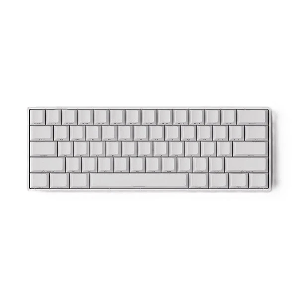 AKKO MONSGEEK FUN60 Pro Shine-Through White Hall Effect Manyetik Switch 8K Hz ARGB Kablosuz Hotswap Mekanik Gaming Klavye