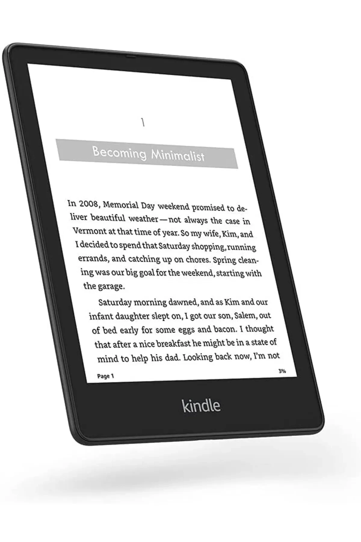 AMAZON KİNDLE PAPERWHİTE 5 E-KİTAP OKUYUCU 8 GB REKLAMSIZ - SİYAH