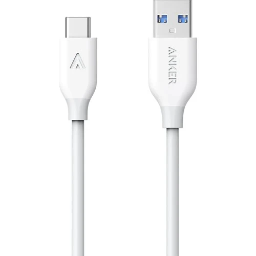 ANKER POWERLİNE USB-C TO USB 3.0 0,9 METRE DATA/ŞARJ KABLOSU - BEYAZ