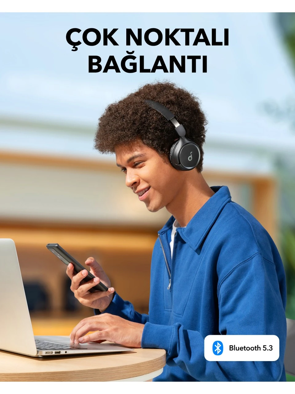 Anker SoundCore H30i Siyah Kulak Üstü Bluetooth Kulaklık