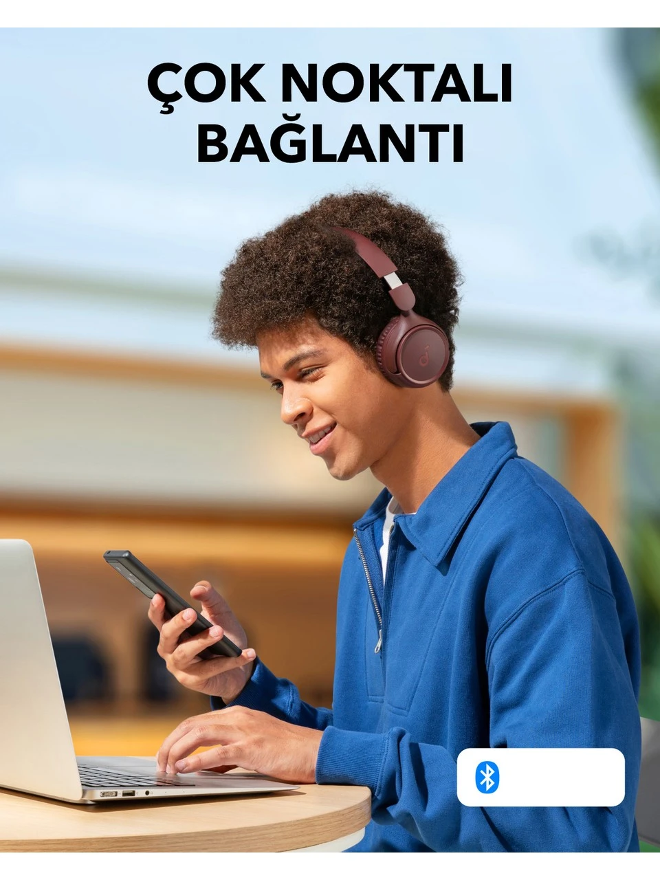 Anker SoundCore H30i Kırmızı Kulak Üstü Bluetooth Kulaklık
