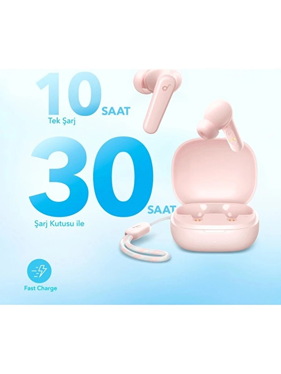 Anker SoundCore R50i TWS Pembe Kulak İçi Bluetooth Kulaklık