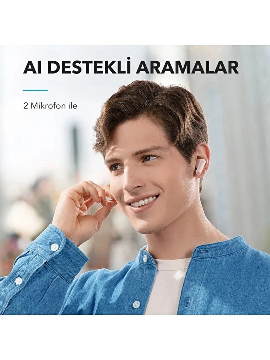 Anker SoundCore R50i TWS Pembe Kulak İçi Bluetooth Kulaklık