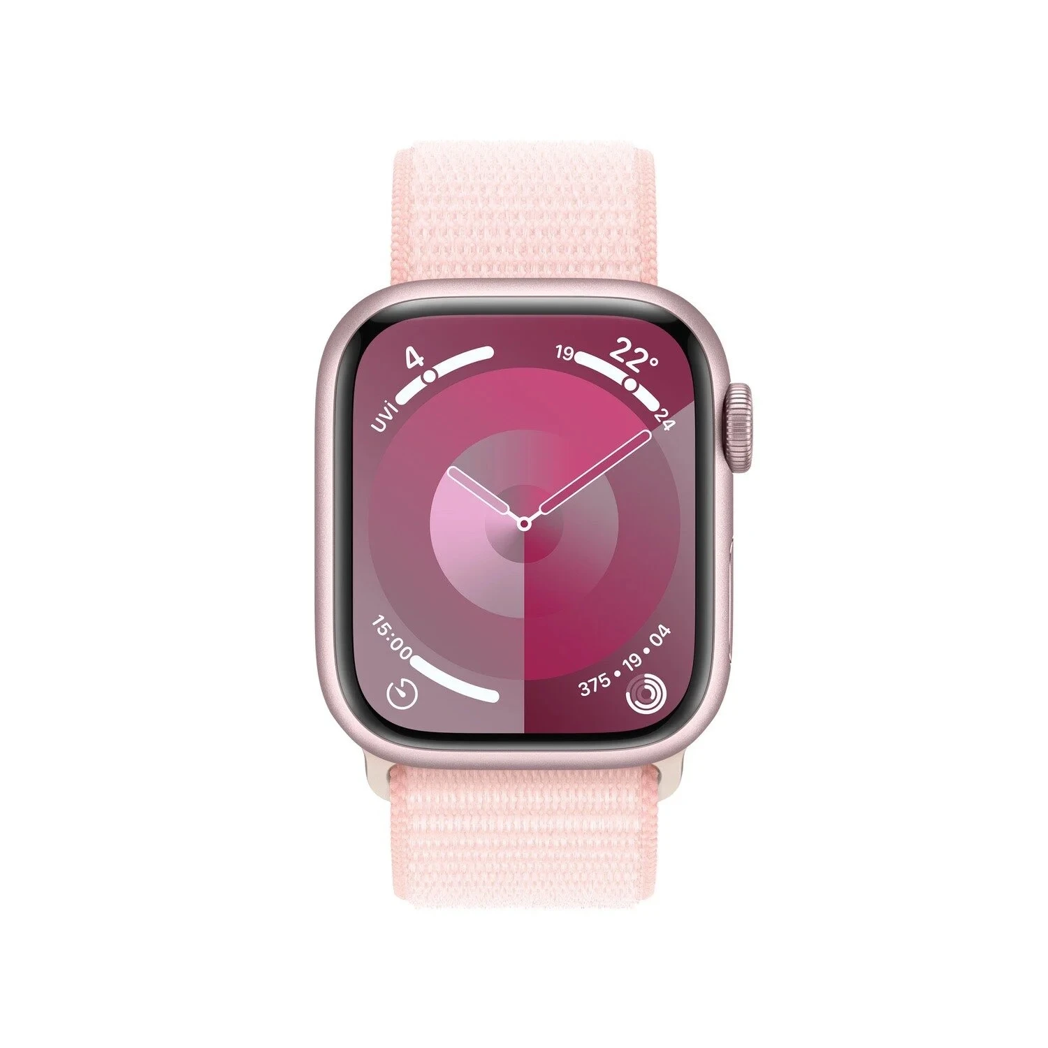 APPLE WATCH SERİ 9 GPS 41MM PEMBE ALÜMİNYUM KASA SPOR LOOP MR953TU/A (PEMBE)