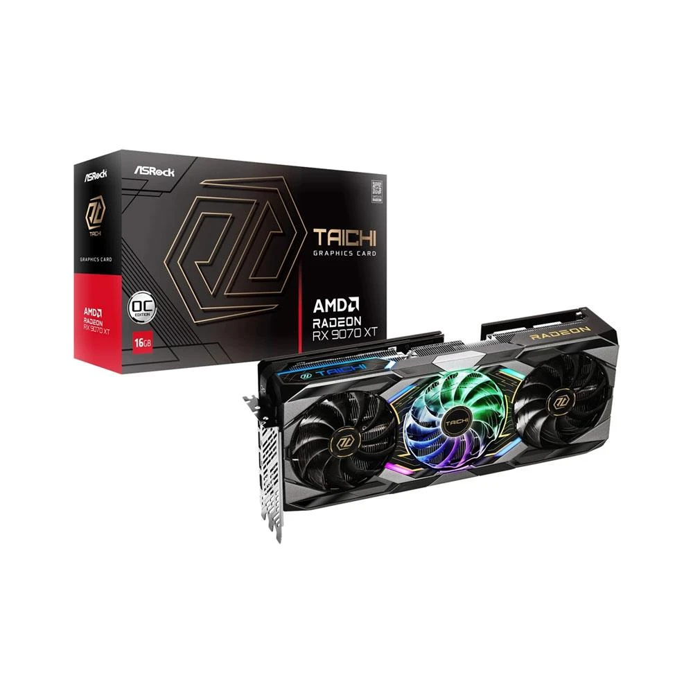 Asrock RX 9070 XT Taichi OC 256 Bit GDDR6 16 GB Ekran Kartı