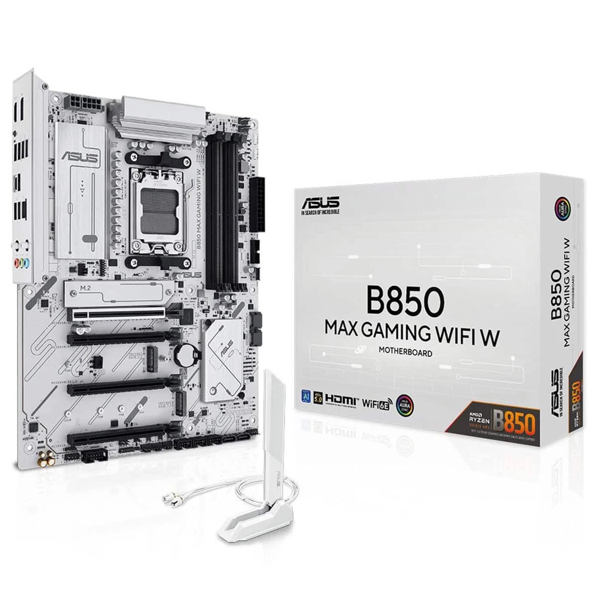 Asus B850 Max Gaming Wi-Fi W AMD AM5 DDR5 ATX Anakart
