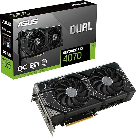 ASUS GEFORCE RTX 4070 DUAL EVO O12G 12GB GDDR6X 192 BIT DLSS 3 GAMING EKRAN KARTI