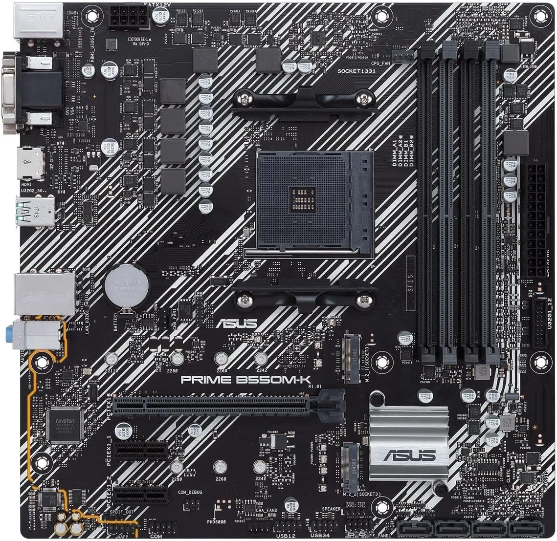 Asus Prime B550M-K AMD AM4 DDR4 Micro ATX Anakart