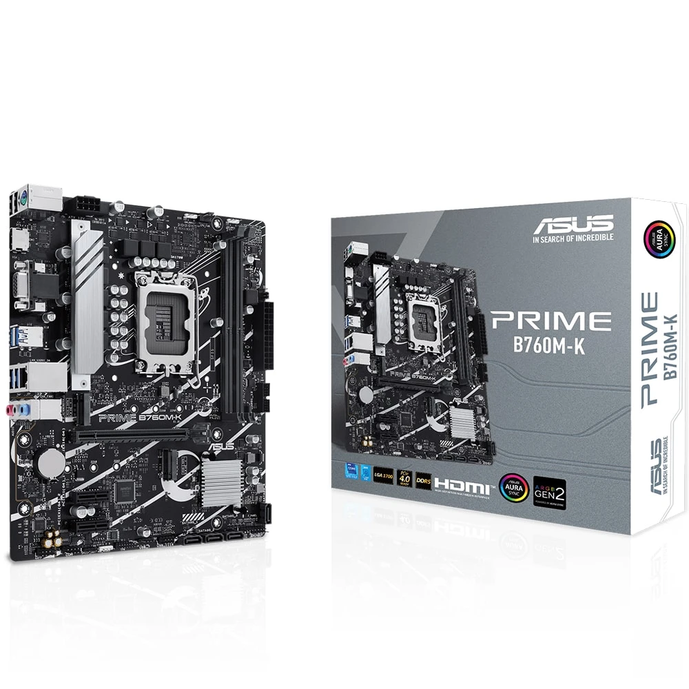 Asus Prime B760M-K Intel LGA1700 DDR5 Micro ATX Anakart