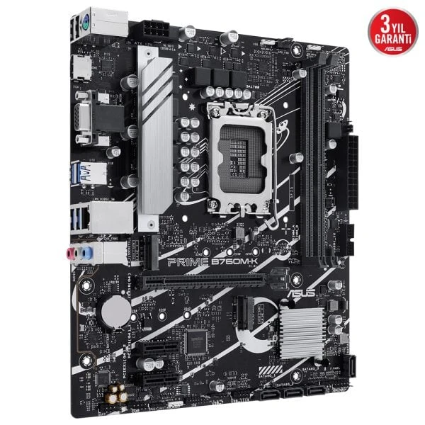 Asus Prime B760M-K Intel LGA1700 DDR5 Micro ATX Anakart
