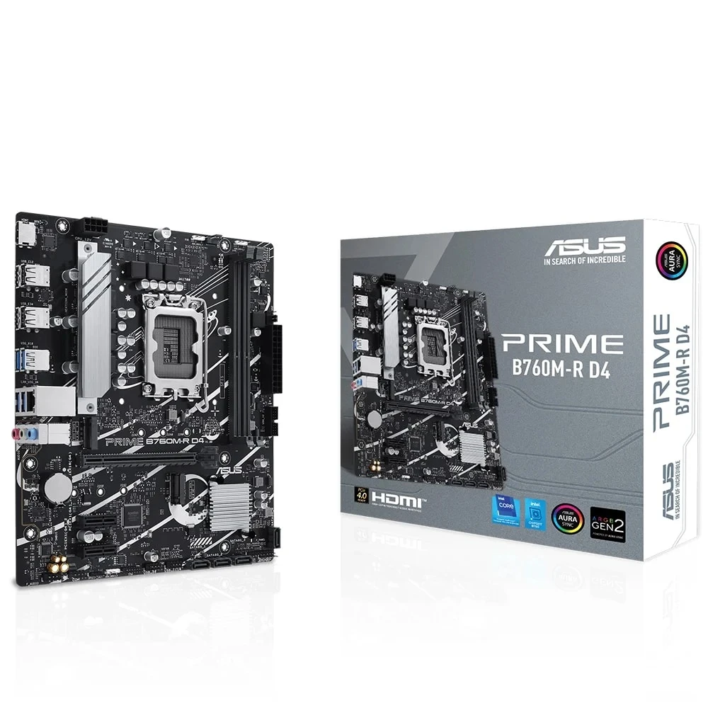 Asus Prime B760M-R D4 Intel LGA1700 DDR4 Micro ATX Anakart