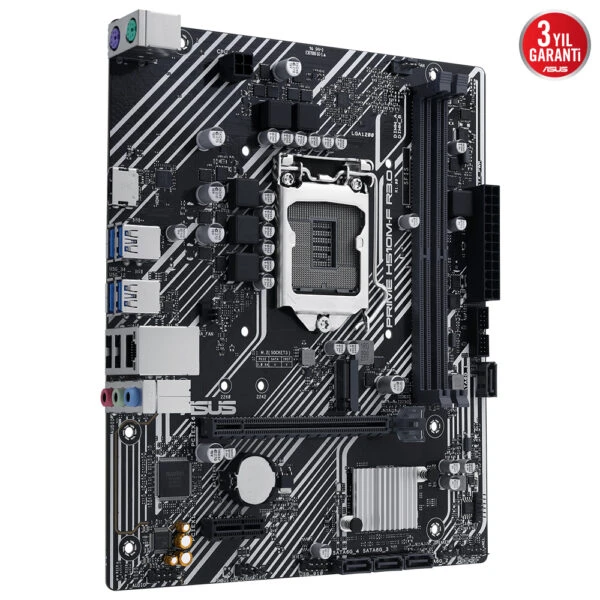 ASUS PRİME H510M-F R3.0 3200MHZ (OC) DDR4 SOKET LGA1200 M.2 HDMI MATX ANAKART