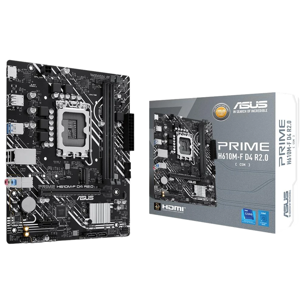 Asus Prime H610M-F D4 R2.0-CSM Intel LGA1700 DDR4 Micro ATX Anakart
