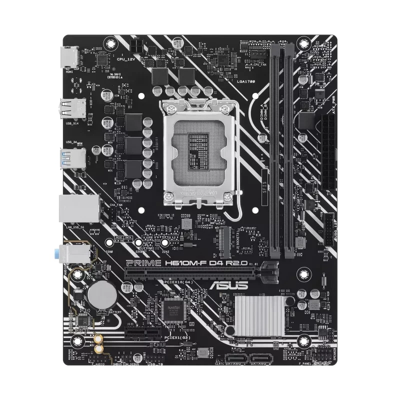 Asus Prime H610M-F D4 R2.0-CSM Intel LGA1700 DDR4 Micro ATX Anakart