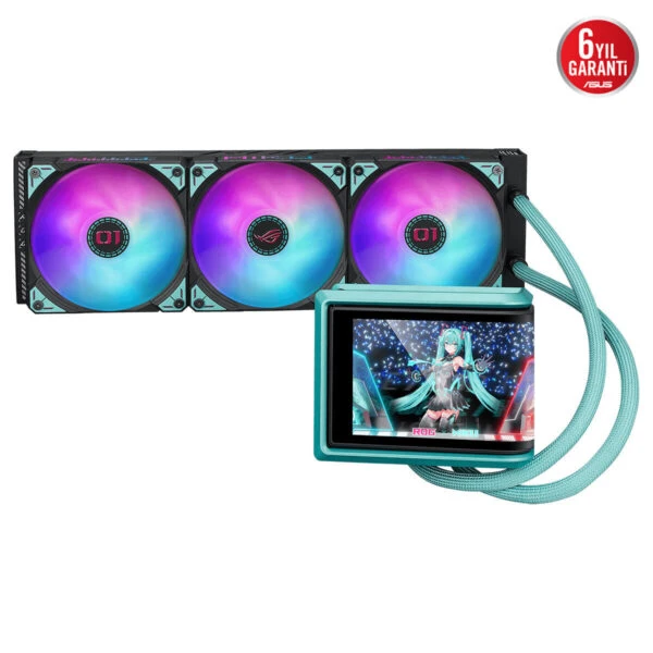 Asus ROG Ryuo IV 360 ARGB Hatsune Miku Edition 360 mm İşlemci Sıvı Soğutucu