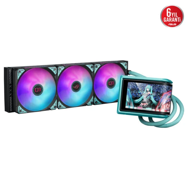 Asus ROG Ryuo IV 360 ARGB Hatsune Miku Edition 360 mm İşlemci Sıvı Soğutucu