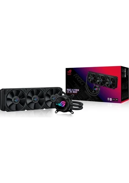 ASUS ROG STRİX LC III 360 ARGB 360MM INTEL-AMD UYUMLU İŞLEMCİ SIVI SOĞUTUCU