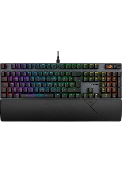 ASUS ROG STRIX SCOPE II TÜKÇE TUŞ DİZİLİMİ ROG NX SNOW MEKANİK SWITCH AURA SYNC RGB VE BİLEK DESTEĞİ