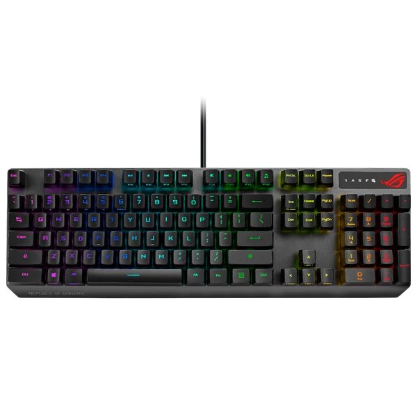 ASUS ROG Strix Scope RX Blue Switch IP57 Su Geçirmez ve Toza Dayanıklı Türkçe Optik Mekanik Gaming Klavye
