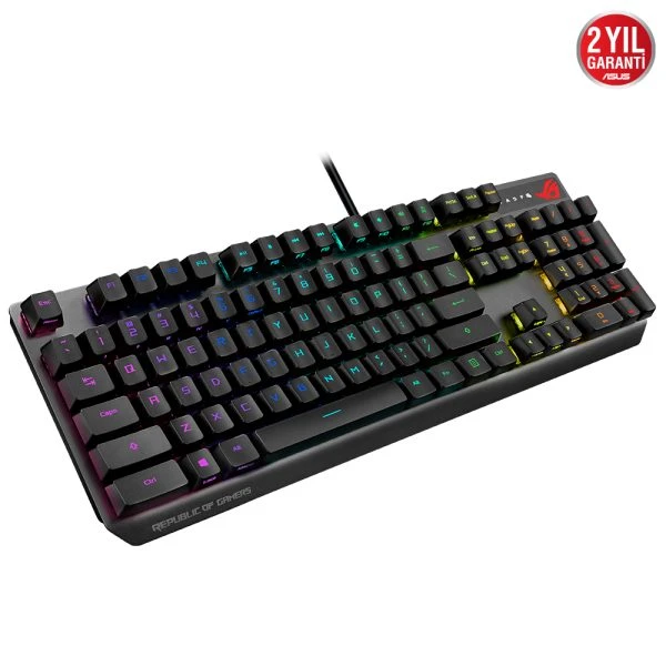 ASUS ROG Strix Scope RX Blue Switch IP57 Su Geçirmez ve Toza Dayanıklı Türkçe Optik Mekanik Gaming Klavye