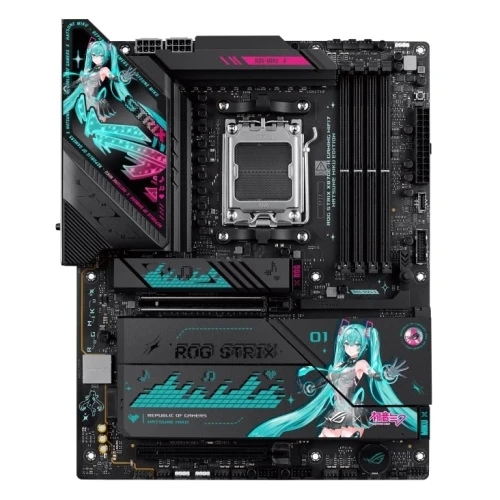 Asus ROG Strix X870E-H Gaming WIFI7 Hatsune Miku Edition AMD AM5 DDR5 ATX Anakart