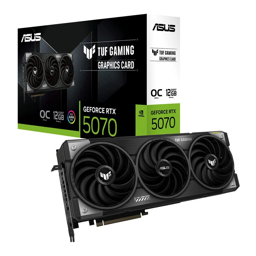 Asus RTX 5070 TUF Gaming OC Edition TUF-RTX5070-O12G-GAMING 192 Bit GDDR7 12 GB Ekran Kartı