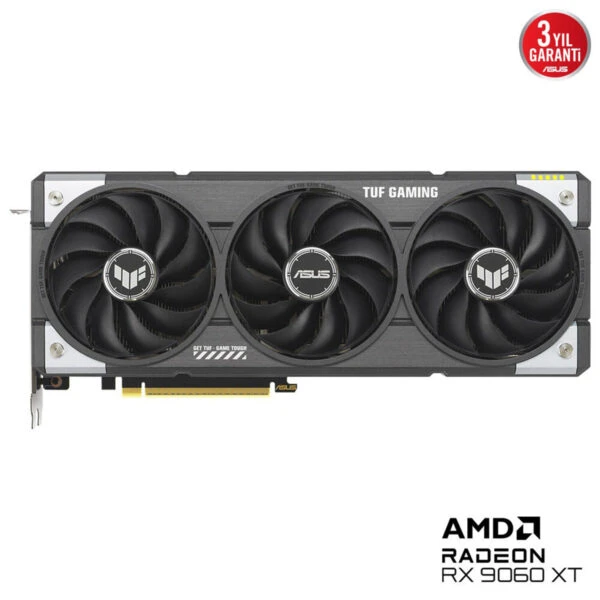 ASUS RX 9060 XT TUF GAMİNG OC EDITION TUF-RX9060XT-O16G-GAMING 128 BİT GDDR6 16 GB EKRAN KARTI