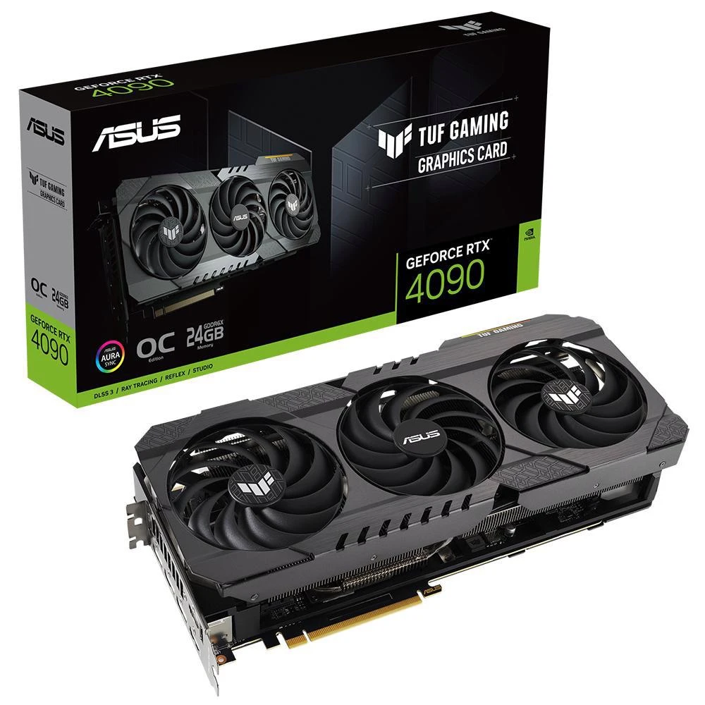ASUS TUF GAMİNG GEFORCE RTX 4090 24GB OC GDDR6X 384 BİT DLSS 3 EKRAN KARTI