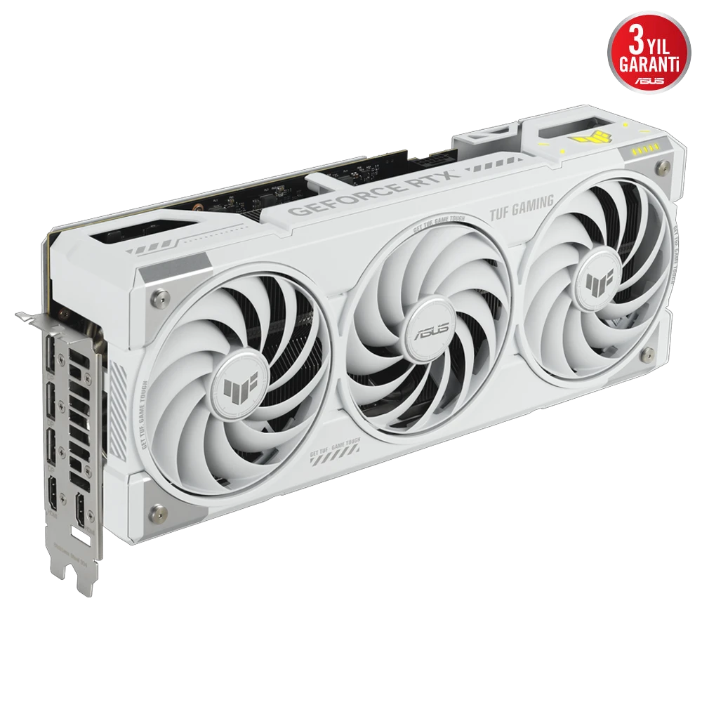 Asus RTX 5070 TI TUF Gaming White OC Edition TUF-RTX5070TI-O16G-WHITE-GAMING 256 Bit GDDR7 16 GB Ekran Kartı