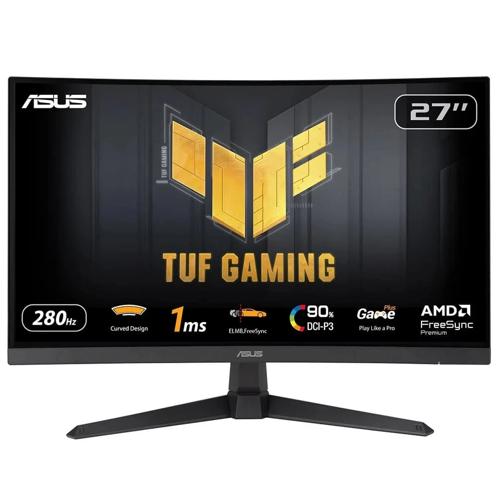 Asus TUF Gaming VG27VQM1B 27" 1 ms Full HD Curved 280 Hz Oyuncu Monitörü