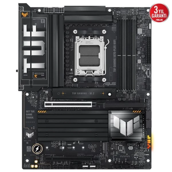 Asus TUF Gaming X870-Plus WiFi DDR5 (8000MHz)OC M.2 HDMI/USB-C PCIe 5.0 AM5 ATX Anakart
