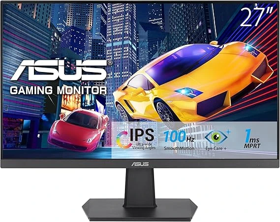 ASUS VA27EHF 27 IPS FREESYNC 1920x1080 1MS 100HZ HDMI VESA 3YIL EYECARE FLICKER-FREE CERCEVESIZ DUSUK MAVI ISIK Monitör