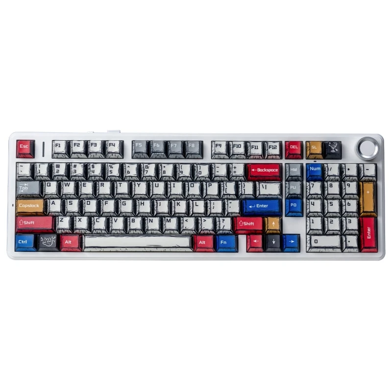 Aula F99 Pro Comic RGB %96 Star Vector Switch Kablolu/Kablosuz Mekanik Oyuncu Klavyesi