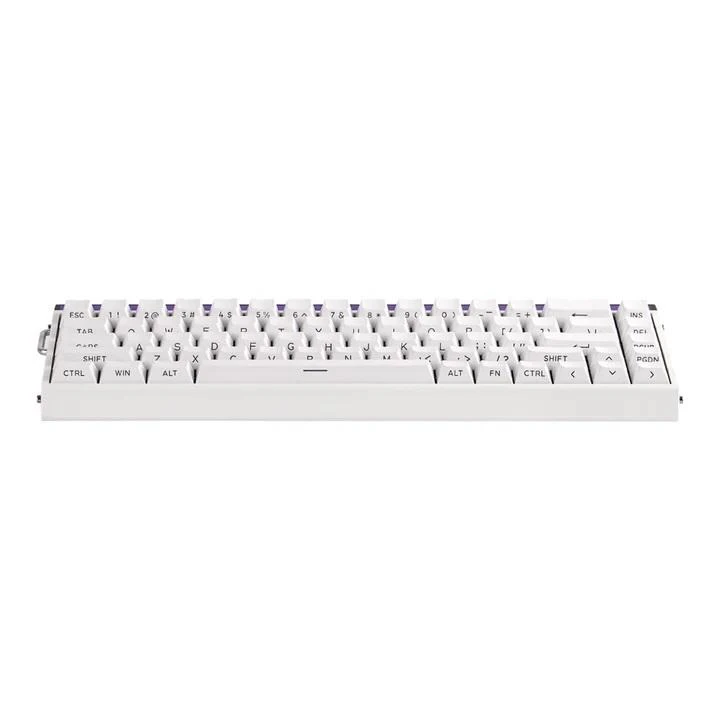 Aula Hero 68 HE Manyetik Klavye Rapid Trigger Meteor Switch 8000Hz RGB Neon TKL Hot Swap Oyuncu Klavyesi Beyaz