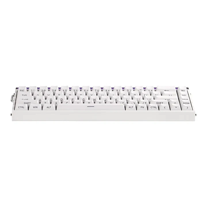 Aula Hero 68 HE Manyetik Klavye Rapid Trigger Meteor Switch 8000Hz RGB Neon TKL Hot Swap Oyuncu Klavyesi Beyaz