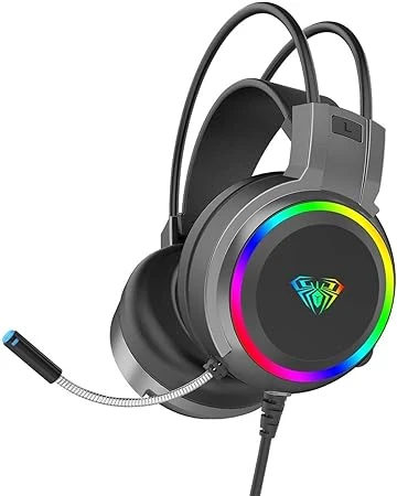 Aula S608 RGB USB Kablolu Kulak Üstü Oyuncu Kulaklığı