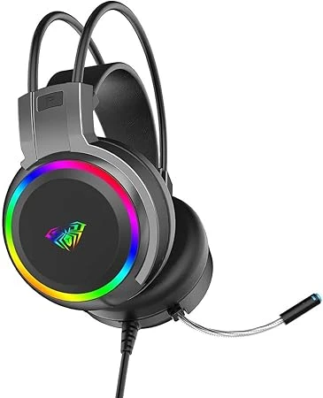 Aula S608 RGB USB Kablolu Kulak Üstü Oyuncu Kulaklığı