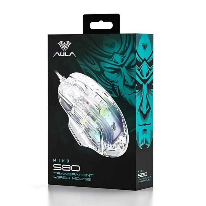 Aula S80 RGB Optik Kablolu Oyuncu Mouse