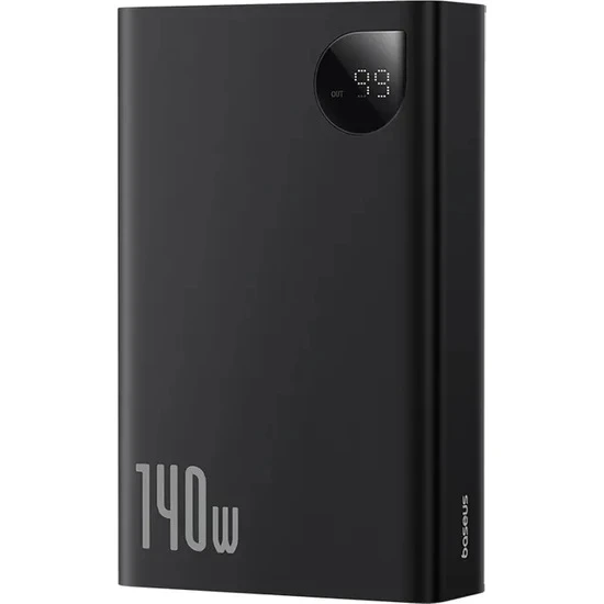 BASEUS ADAMAN OVERSEAS EDITION 24.000 MAH DIGITAL DİSPLAY 140W  POWERBANK-SİYAH