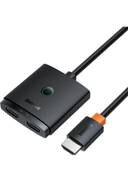 Baseus AirJoy Serisi 2'si 1 Arada Çift Yönlü HDMI Switch B01331105111-01