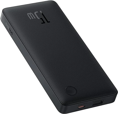 Baseus Airpow Lite Siyah 10000 mAh 15 W Hızlı Şarj Powerbank