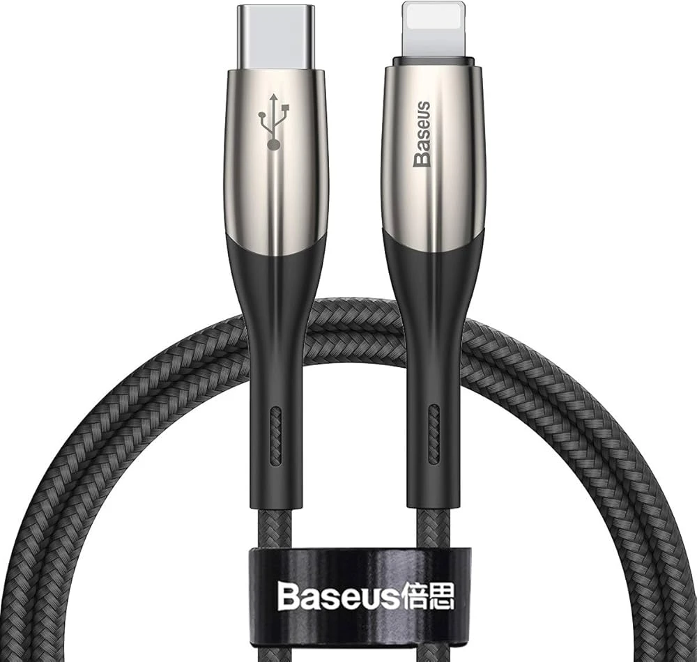 BASEUS HORİZONTAL İPHONE HIZLI ŞARJ DATA KABLOSU 1MT