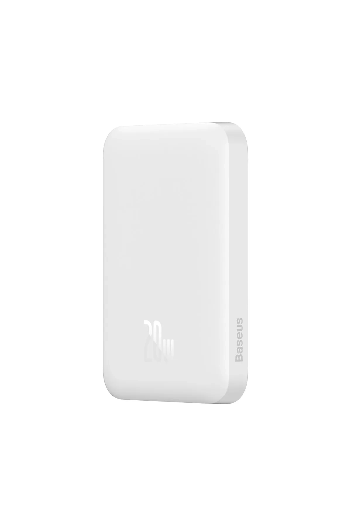 BASEUS MGSAFE MİNİ 20W 6.000 MAH KABLOSUZ ŞARJLI POWERBANK BEYAZ